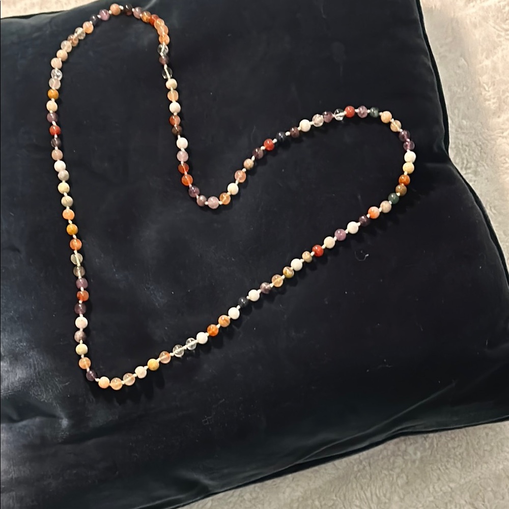 COPY - Warm Earthy Natural Stone Bead Necklace